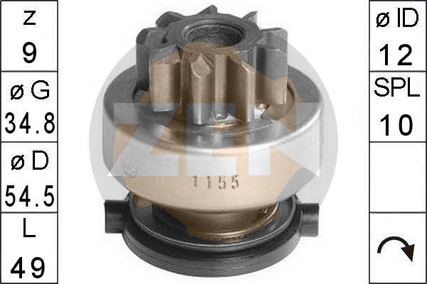 Бендикс стартера ZN1155 ZEN