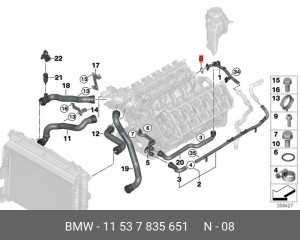 Деталь 11 53 7 835 651 BMW