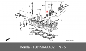 Прокладка системы EGR 15815RAAA02 HONDA