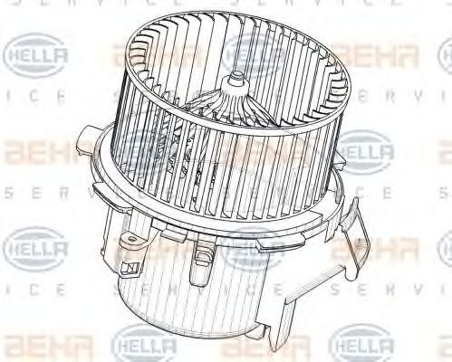 Электродвигатель, вентиляция салона 8EW 009 158-211 HELLA