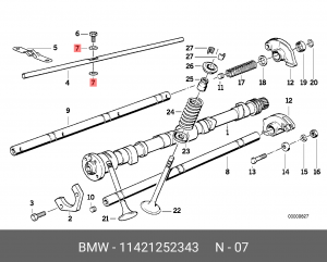 Уплотняющее кольцо 11 42 1 252 343 BMW