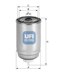 Топливный фильтр 24.401.00 UFI