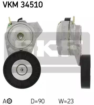 Натяжной ролик, поликлиновой  ремень VKM34510 SKF