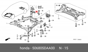 Деталь 50680SDAA00 HONDA