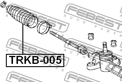 Пыльник рулевой рейки TRKB-005 FEBEST
