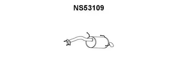 Глушитель выхлопных газов конечный NS53109 VENEPORTE