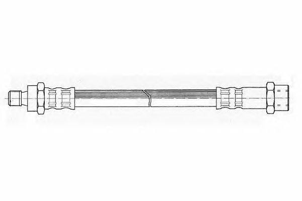 Тормозной шланг FHY2155 FERODO