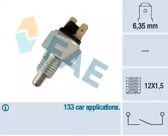 Выключатель, фара заднего хода 40370 FAE