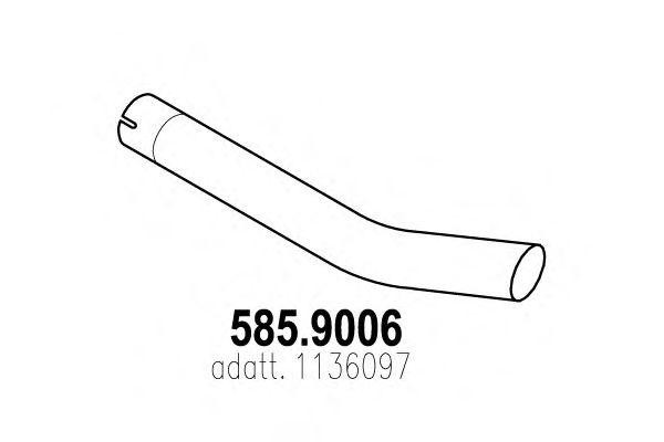 Выпускной трубопровод 5859006 ASSO