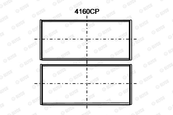Подшипник 4160CP GLYCO
