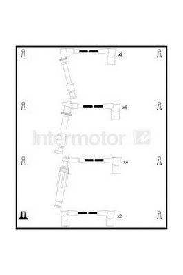 Ккомплект проводов зажигания 76017 STANDARD