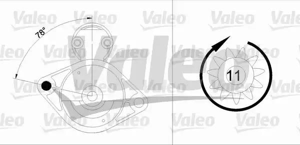 Стартер 455940 VALEO PHC