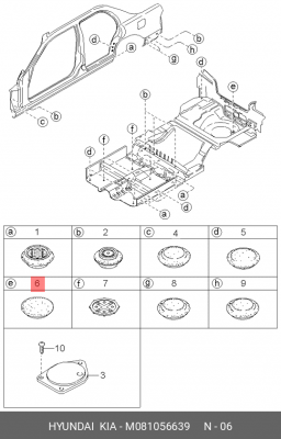 Деталь M081056639 HYUNDAI KIA
