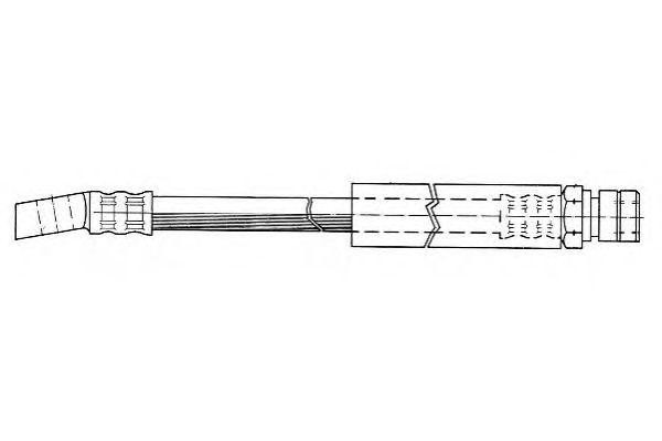 Тормозной шланг FHY2025 FERODO