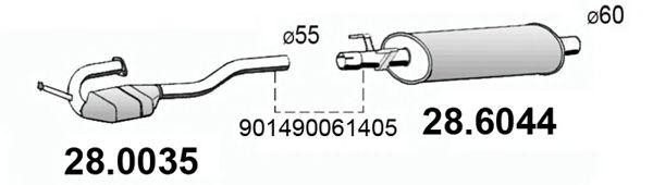 Катализатор 280035 ASSO