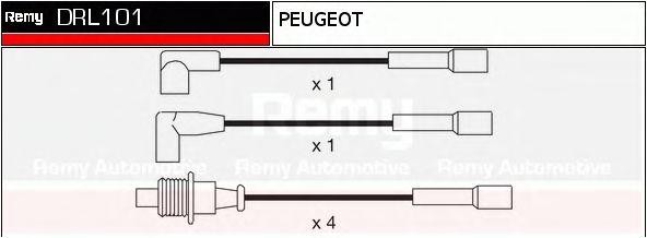 Ккомплект проводов зажигания DRL101 DELCO REMY