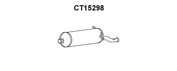 Предглушитель выхлопных газов CT15298 VENEPORTE