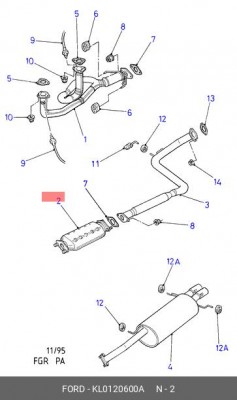 Деталь KL0120600A FORD