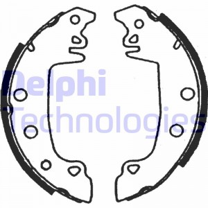 Комплект тормозных колодок LS1721 DELPHI