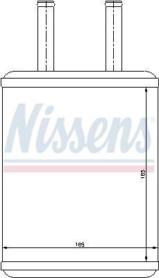 Теплообменник, отопление салона 77503 NISSENS