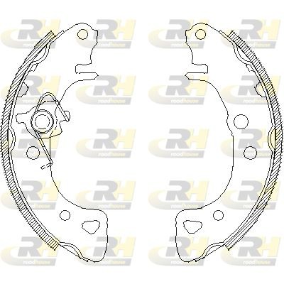 Комплект тормозных колодок 4126.00 ROADHOUSE