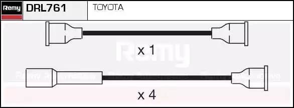 Ккомплект проводов зажигания DRL761 DELCO REMY