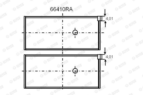 Подшипник 66410RA GLYCO