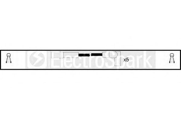 Ккомплект проводов зажигания OEK036 STANDARD
