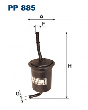 Фильтр топливный PP885 FILTRON