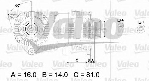 Генератор 436387 VALEO PHC