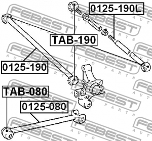 Сайлентблок TAB-190 FEBEST