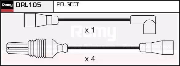 Ккомплект проводов зажигания DRL105 DELCO REMY
