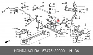 Деталь 57475S30000 HONDA