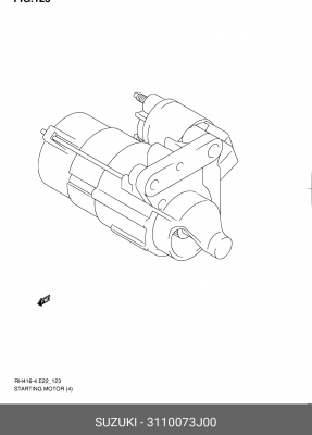 Стартер 31100-73J00 SUZUKI