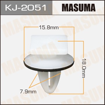 Клипса крепежная KJ2051 MASUMA