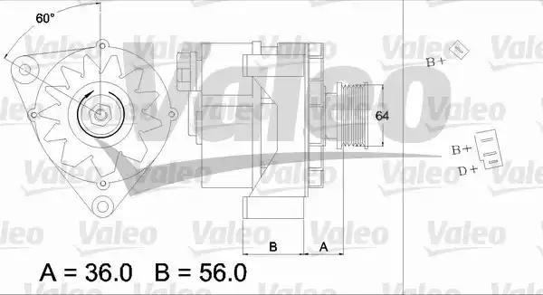 Генератор 436120 VALEO PHC