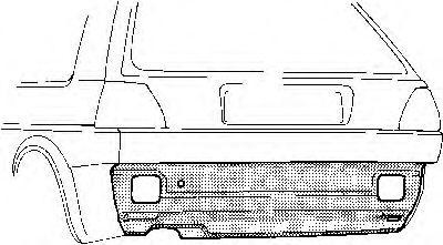 Задняя стенка 5880136 VAN WEZEL