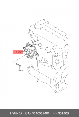 Насос высокого давления 3310027400 HYUNDAI KIA