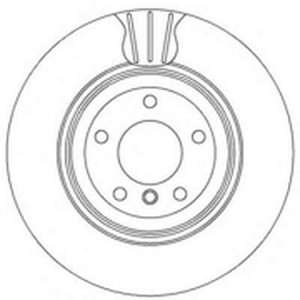 Тормозной диск 562334B BENDIX JURID