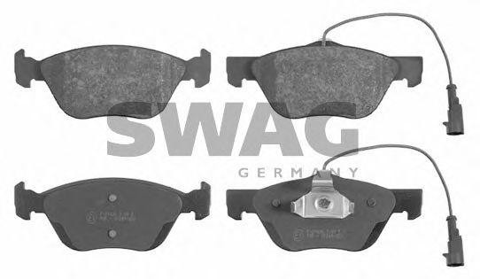 Комплект тормозных колодок, диско 70 91 6244 SWAG