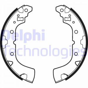Комплект тормозных колодок, диско LP991 DELPHI
