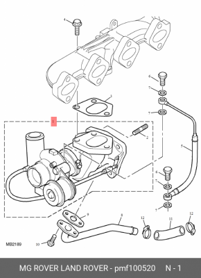 Компрессор, наддув PMF100520 MG ROVER LAND ROVER