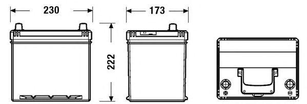 Батарея аккумуляторная EB605 EXIDE