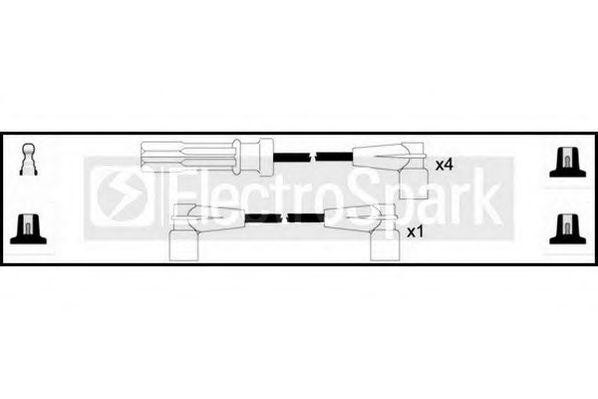 Ккомплект проводов зажигания OEK145 STANDARD