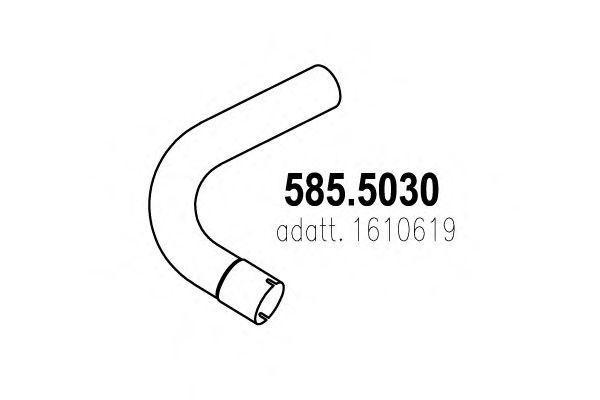 Выпускной трубопровод 5855030 ASSO