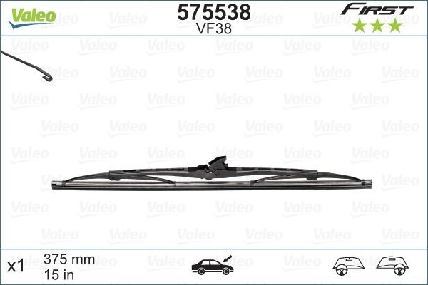 Щетка стеклоочистителя 575538 VALEO PHC