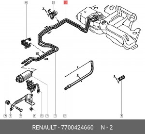 Деталь 7700424660 RENAULT