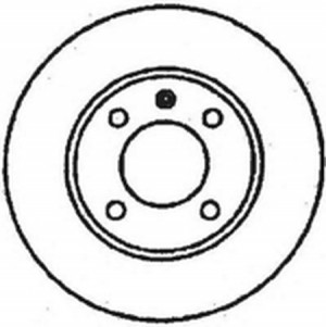 Тормозной диск 561628B BENDIX JURID