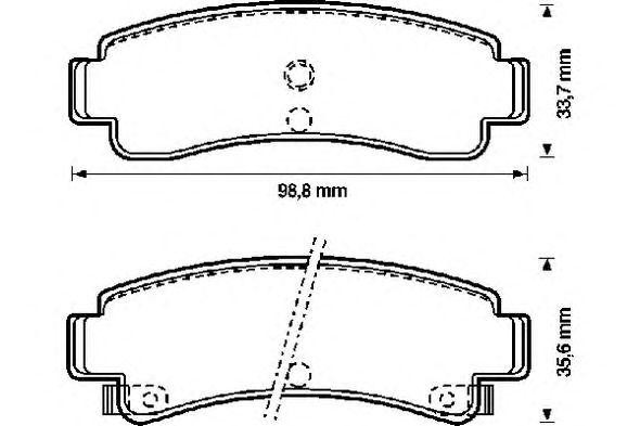 Комплект тормозных колодок, диско 572155B BENDIX JURID