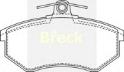Комплект тормозных колодок, диско 2066910 BRECK